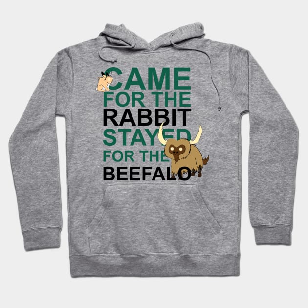 Don't Starve Beefalo! (Dark) Hoodie by acorntree